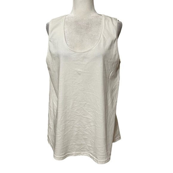 COS Women's Top Sleeveless White Size Large - Picture 1 of 7